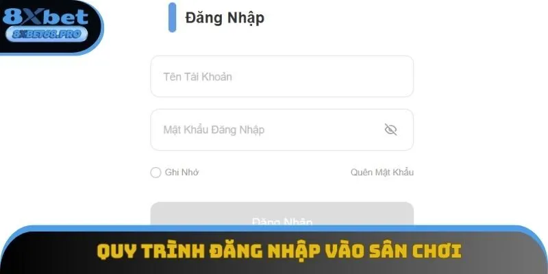 Quy trình đăng nhập vào sân chơi đáng tin cậy